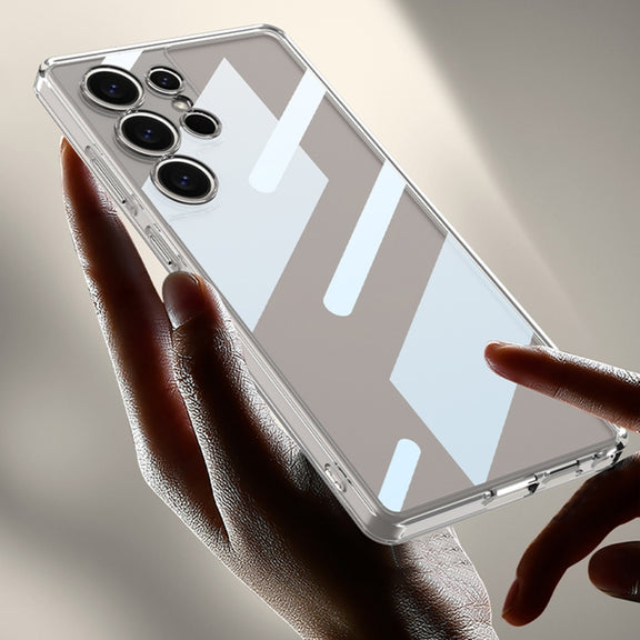 For Samsung Galaxy S25 Ultra 5G GKK Space Series Shockproof Full Coverage Phone Case(Transparent)