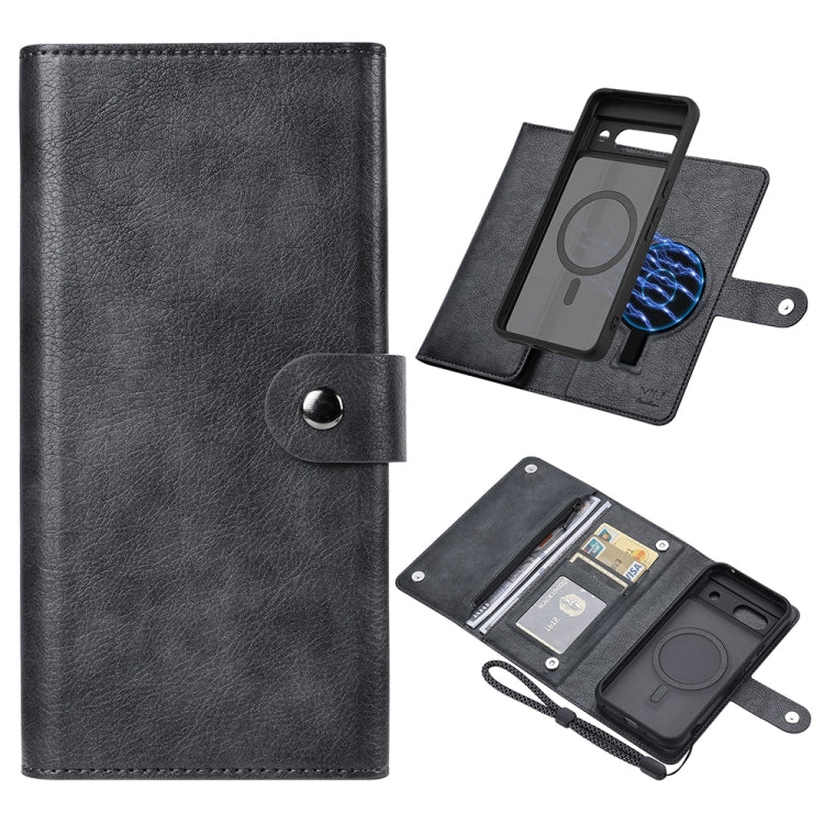 For Google Pixel 8a ViLi GVB Series MagSafe Magnetic RFID Leather Phone Case(Black) - free shipping - PMC Jewellery - Order now!