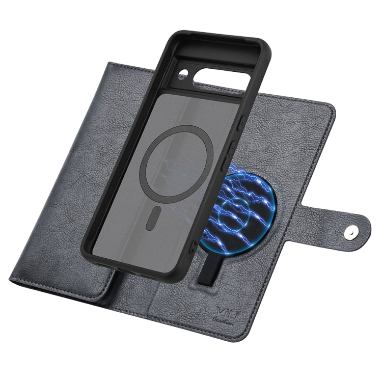 For Google Pixel 8a ViLi GVB Series MagSafe Magnetic RFID Leather Phone Case(Black) - free shipping - PMC Jewellery - Order now!