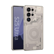 For Samsung Galaxy S25 Ultra 5G GKK AG Craft Skin Feel Circuit Diagram Edition Full Coverage Phone Case(Titanium Gray)