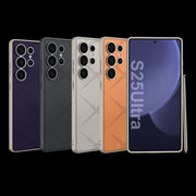 For Samsung Galaxy S25 Ultra 5G GKK Asterism Metal Paint Skin Feel Leather Full Coverage Phone Case(Purple)