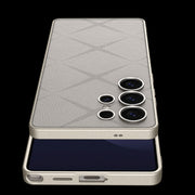 For Samsung Galaxy S25 Ultra 5G GKK Asterism Metal Paint Skin Feel Leather Full Coverage Phone Case(Purple)