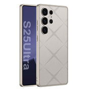 For Samsung Galaxy S25 Ultra 5G GKK Asterism Metal Paint Skin Feel Leather Full Coverage Phone Case(Grey)