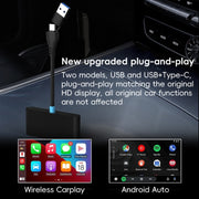 P40 CarPlay and Android Auto Car Connectivity Box Wireless Adapter(Black)