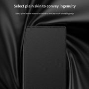 For Samsung Galaxy S25 5G GKK Flip Wallet Leather Phone Case(Carbon Fiber Texture)