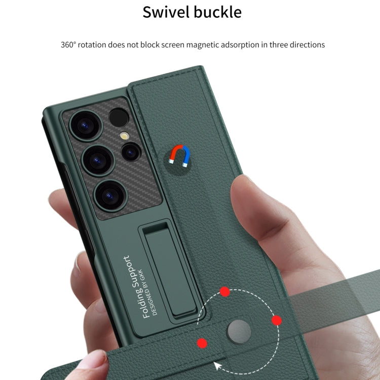 For Samsung Galaxy S25 Ultra 5G GKK Flip Wallet Leather Phone Case, Without Pen(Grey) - free shipping - PMC Jewellery - Order now!