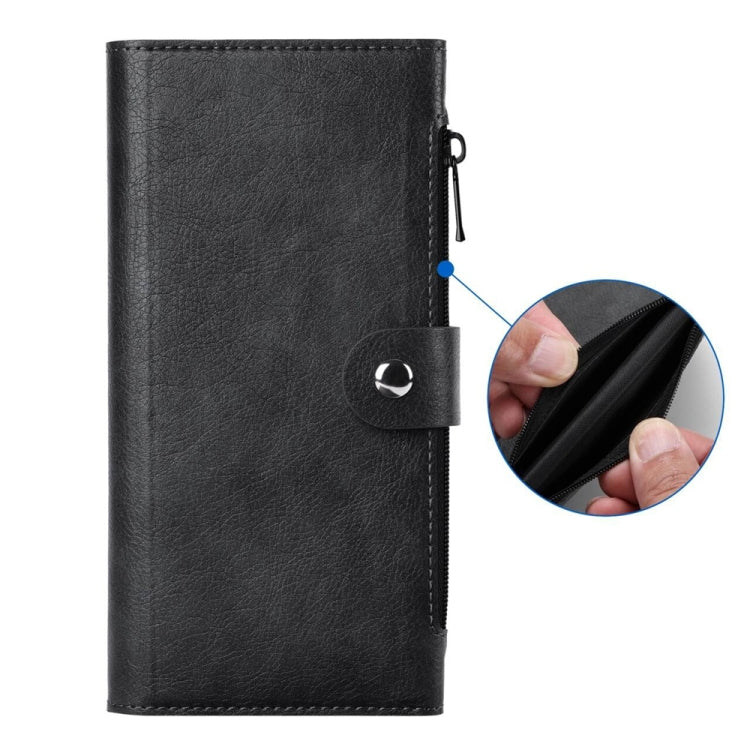For iPhone 16 Pro ViLi GVS-C Series MagSafe Magnetic RFID Leather Flip Phone Case(Black) - free shipping - PMC Jewellery - Order now!