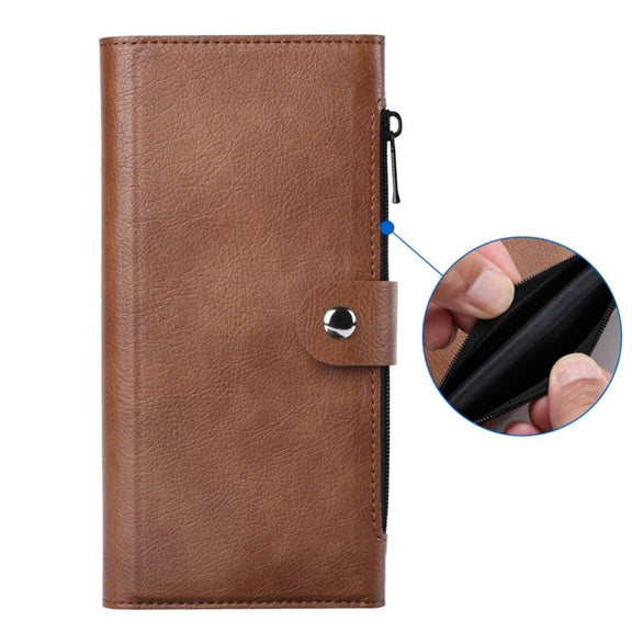 For iPhone 16 Pro ViLi GVS-C Series MagSafe Magnetic RFID Leather Flip Phone Case(Brown)