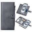 For iPhone 16 ViLi GVS-C Series MagSafe Magnetic RFID Leather Flip Phone Case(Grey) - free shipping - PMC Jewellery - Order now!