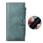 For iPhone 16 ViLi GVS-C Series MagSafe Magnetic RFID Leather Flip Phone Case(Green)