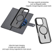 For iPhone 16 Pro ViLi GBS Series MagSafe Magnetic RFID Leather Flip Phone Case(Black)
