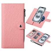 For iPhone 16 Plus ViLi GBS-C Series MagSafe Magnetic RFID Leather Flip Phone Case(Pink)