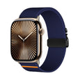 For Apple Watch 42mm / 41mm / 40mm / 38mm Parachute Buckle Elastic Nylon Watch Band(Midnight Blue) - free shipping - PMc TechLife - Order now!