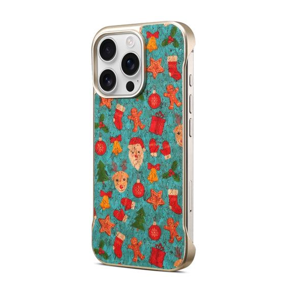 For iPhone 16 Pro Max Denior A18 Paint MagSafe Phone Case(Christmas)