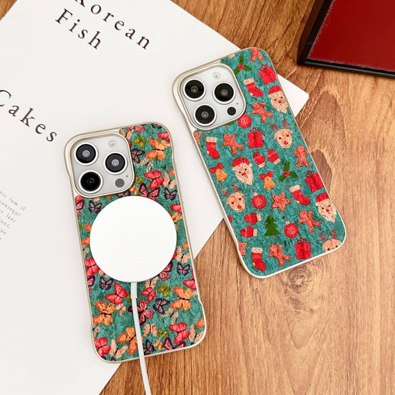 For iPhone 16 Plus Denior A18 Paint MagSafe Phone Case(Butterflies)