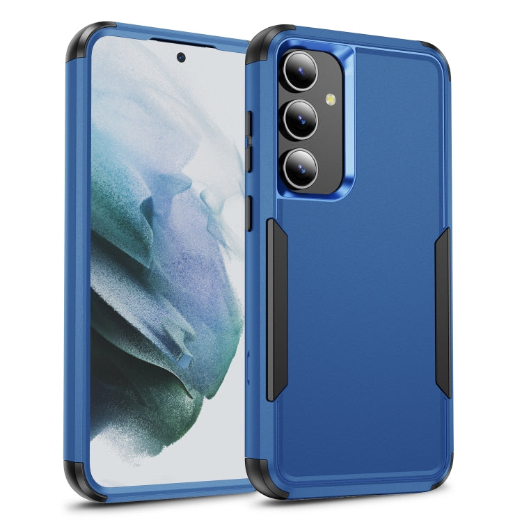 For Samsung Galaxy S25+ 5G TPU + PC Shockproof Protective Phone Case(Royal Blue + Black) - Galaxy S25+ 5G Cases by PMC TechLife | Online Shopping South Africa | PMC TechLife | Buy Now Pay Later Mobicred
