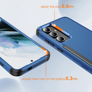 For Samsung Galaxy S25+ 5G TPU + PC Shockproof Protective Phone Case(Royal Blue + Black)
