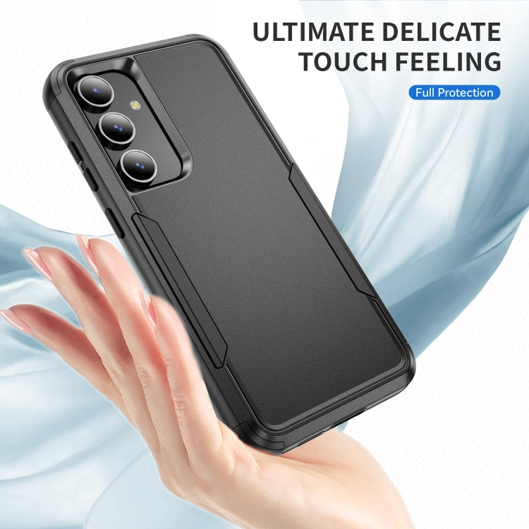 For Samsung Galaxy S25+ 5G TPU + PC Shockproof Protective Phone Case(Black) - Galaxy S25+ 5G Cases by PMC Jewellery | Online Shopping South Africa | PMC Jewellery | Buy Now Pay Later Mobicred