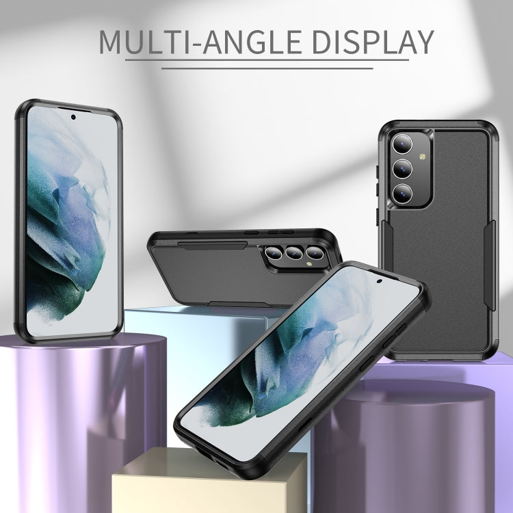 For Samsung Galaxy S25+ 5G TPU + PC Shockproof Protective Phone Case(Black) - Galaxy S25+ 5G Cases by PMC Jewellery | Online Shopping South Africa | PMC Jewellery | Buy Now Pay Later Mobicred