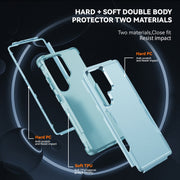For Samsung Galaxy S25 Ultra 5G TPU + PC Shockproof Protective Phone Case(Grey Green)