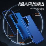 For Samsung Galaxy S25 Ultra 5G TPU + PC Shockproof Protective Phone Case(Royal Blue)