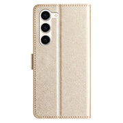 For Samsung Galaxy S25 5G Silk Texture Horizontal Flip Leather Phone Case(Gold)