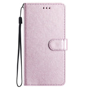 For Samsung Galaxy S25 5G Silk Texture Horizontal Flip Leather Phone Case(Rose Pink)