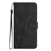 For Samsung Galaxy S25 5G Skin-feel Stitching Leather Phone Case(Black)