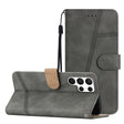 For Samsung Galaxy S25 Ultra 5G Skin-feel Stitching Leather Phone Case(Grey) - Galaxy S25 Ultra 5G Cases by PMC Jewellery | Online Shopping South Africa | PMC Jewellery | Buy Now Pay Later Mobicred