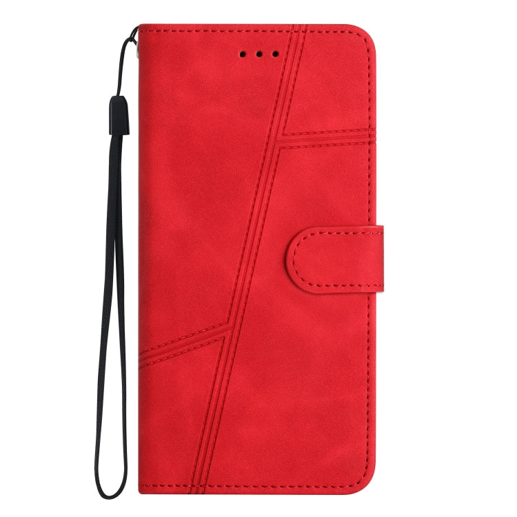 For Samsung Galaxy S25 Ultra 5G Skin-feel Stitching Leather Phone Case(Red)