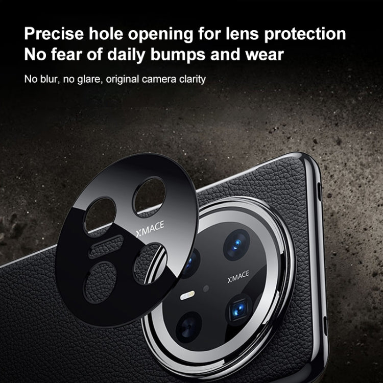 For Huawei Mate 70 Genuine Leather PC Phone Case(Black) - Huawei Cases by PMC TechLife | Online Shopping South Africa | PMC TechLife | Buy Now Pay Later Mobicred