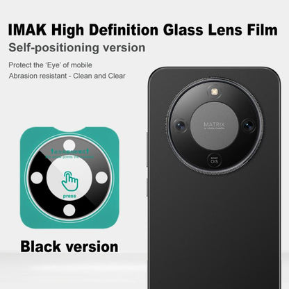 For Honor X70 5G imak Black Version HD Glass Rear Camera Lens Film, Self-positioning Version - free shipping - PMC Jewellery - Order now!