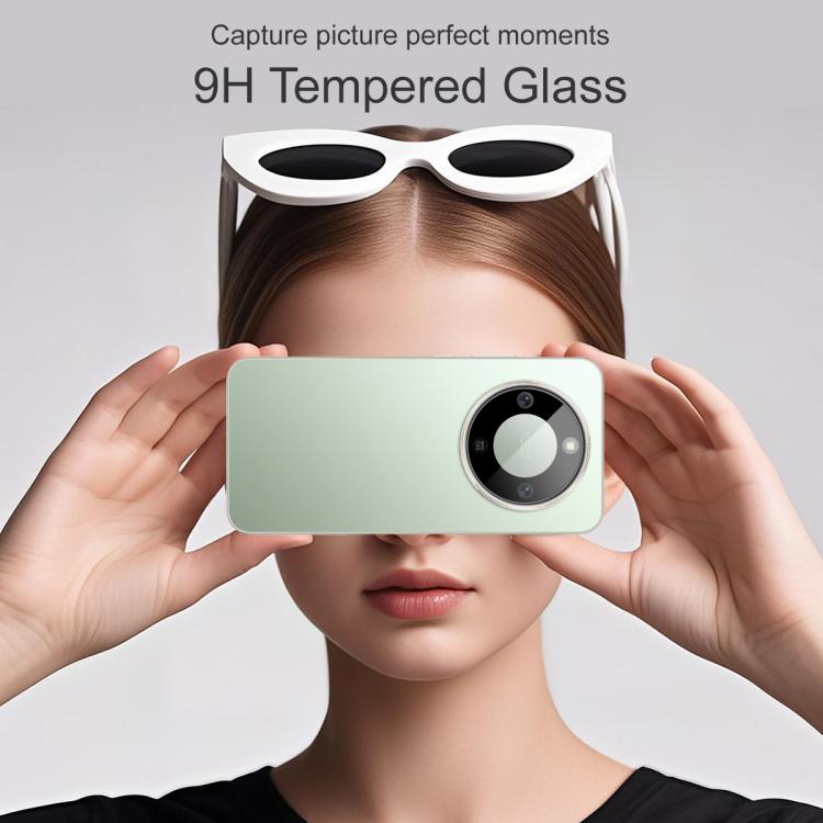 For Honor X70 5G imak Black Version HD Glass Rear Camera Lens Film, Self-positioning Version