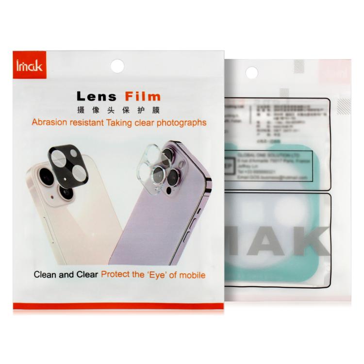 For Honor X70 5G imak Black Version HD Glass Rear Camera Lens Film, Self-positioning Version