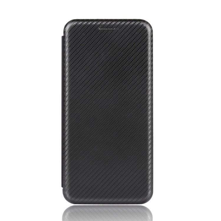 For BlackBerry KEY2 Carbon Fiber Texture Horizontal Flip TPU + PC + PU Leather Case with Card Slot(Black) - BlackBerry by PMC TechLife | Online Shopping South Africa | PMC TechLife