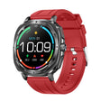 ET492 1.43 inch AMOLED Screen Silicone Strap Smart Watch Supports ECG/Blood Sugar Monitoring(Red) - Smart Watches by PMC TechLife | Online Shopping South Africa | PMC TechLife | Buy Now Pay Later Mobicred