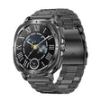 ET492 1.43 inch AMOLED Screen Steel Strap Smart Watch Supports ECG/Blood Sugar Monitoring(Black) - Smart Watches by PMC TechLife | Online Shopping South Africa | PMC TechLife | Buy Now Pay Later Mobicred