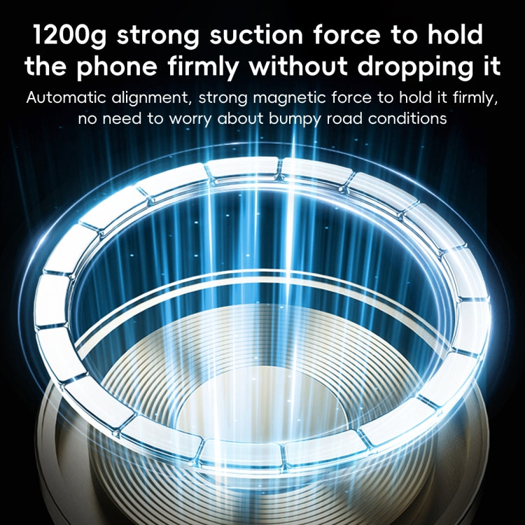 RBS PH19 Ultra-thin Magnetic Car Air Outlet Phone Holder(Ttitanium Gold) - Universal Car Holders by PMC Jewellery | Online Shopping South Africa | PMC Jewellery | Buy Now Pay Later Mobicred
