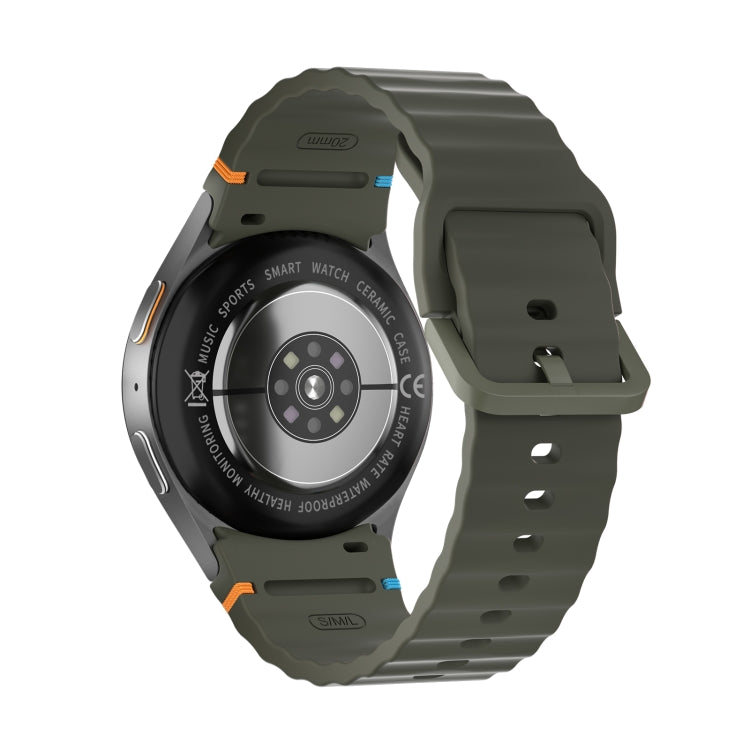 HD Watch7 mini 1.3 inch AMOLED Screen Smart Watch Supports Heart Rate Monitoring/Blood Oxygen Monitoring(Green)