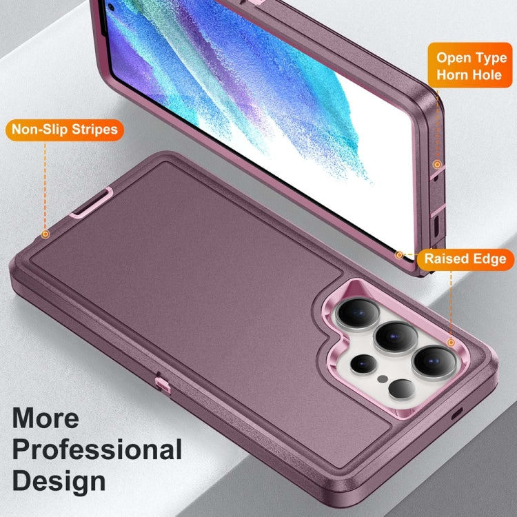 For Samsung Galaxy S25 Ultra 5G Life Waterproof Rugged Phone Case(Purple + Pink) - Galaxy S25 Ultra 5G Cases by PMC Jewellery | Online Shopping South Africa | PMC Jewellery | Buy Now Pay Later Mobicred