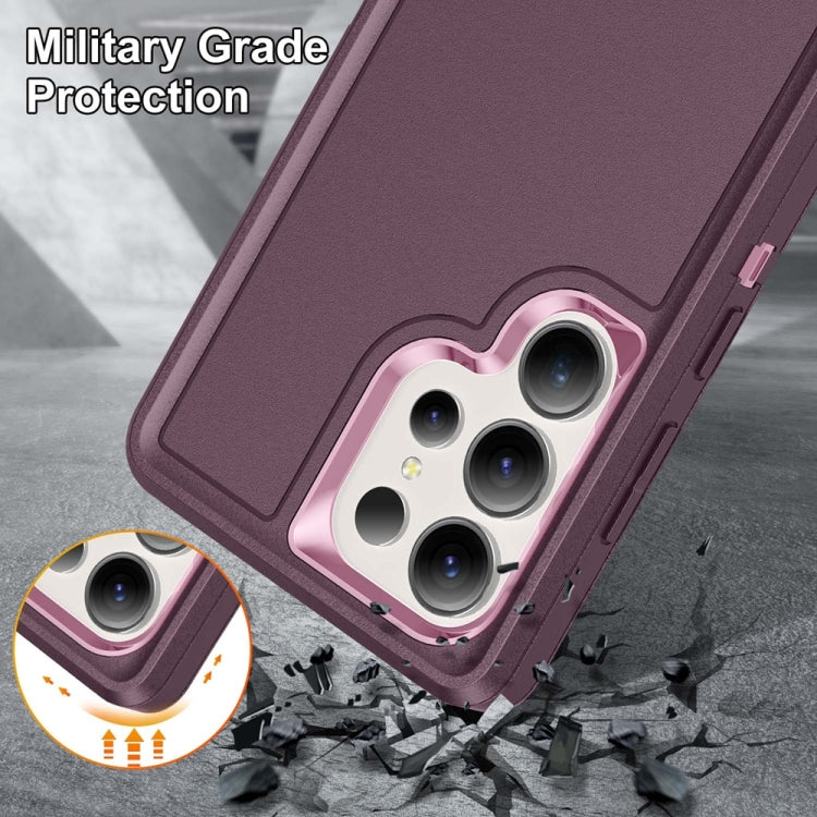 For Samsung Galaxy S25 Ultra 5G Life Waterproof Rugged Phone Case(Purple + Pink) - Galaxy S25 Ultra 5G Cases by PMC Jewellery | Online Shopping South Africa | PMC Jewellery | Buy Now Pay Later Mobicred
