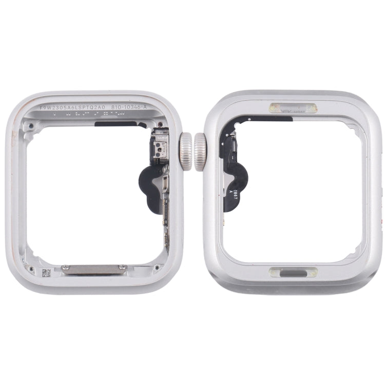 For Apple Watch Series 4 40MM GPS Aluminium Alloy Middle Frame Bezel Plate with Crown Spin Axis Flex Cable(Silver) - Middle Frame by PMC TechLife | Online Shopping South Africa | PMC TechLife | Buy Now Pay Later Mobicred