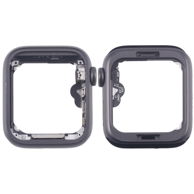 For Apple Watch Series 5 40MM GPS Aluminium Alloy Middle Frame Bezel Plate with Crown Spin Axis Flex Cable(Grey) - Middle Frame by PMC TechLife | Online Shopping South Africa | PMC TechLife | Buy Now Pay Later Mobicred