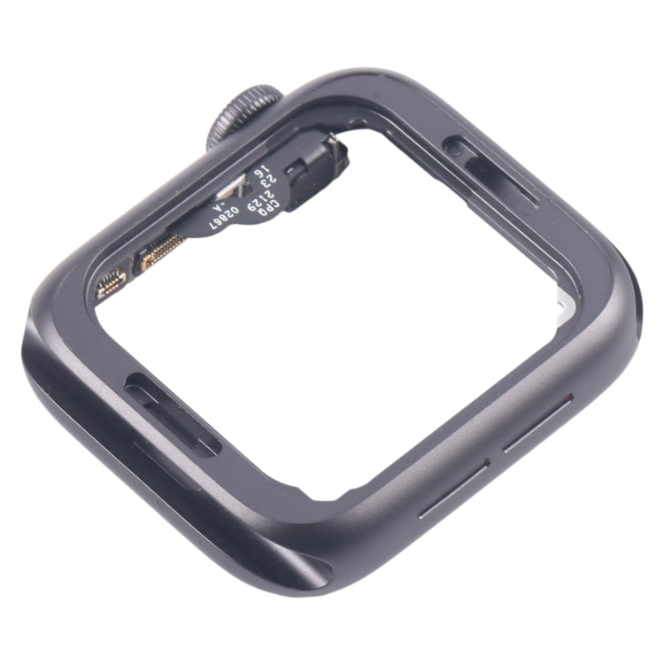 For Apple Watch Series 5 40MM GPS Aluminium Alloy Middle Frame Bezel Plate with Crown Spin Axis Flex Cable(Grey)