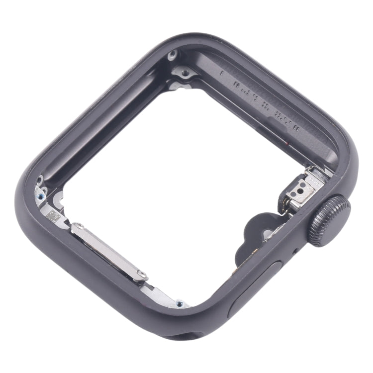 For Apple Watch Series 4 44MM LTE Aluminium Alloy Middle Frame Bezel Plate with Crown Spin Axis Flex Cable(Grey)