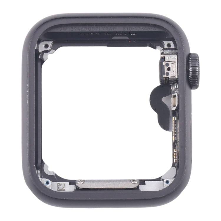 For Apple Watch Series SE 2020 44MM LTE Aluminium Alloy Middle Frame Bezel Plate with Crown Spin Axis Flex Cable(Grey)