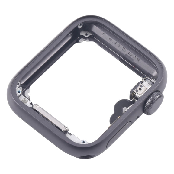 For Apple Watch Series 5 44MM GPS Aluminium Alloy Middle Frame Bezel Plate with Crown Spin Axis Flex Cable(Grey)