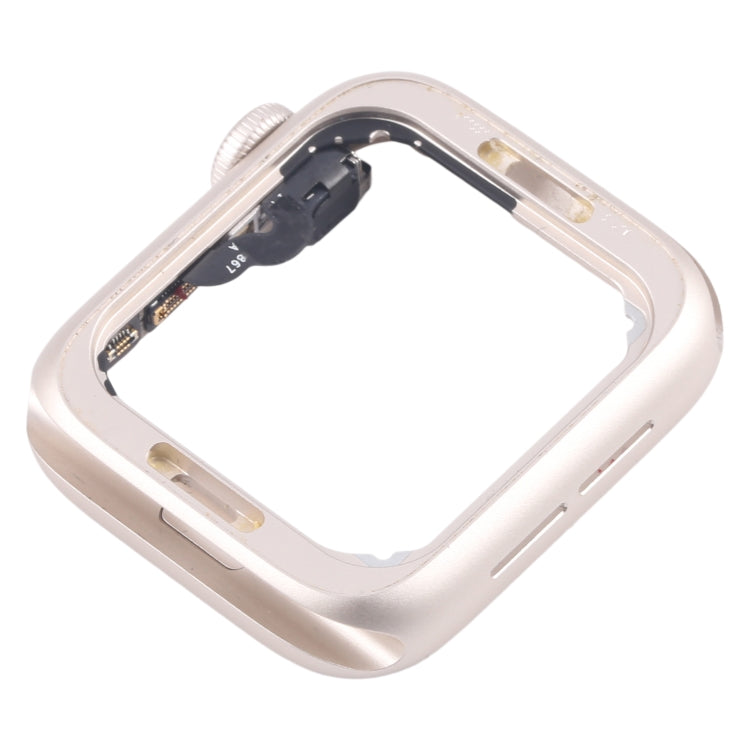 For Apple Watch SE 2022 40MM GPS Aluminium Alloy Middle Frame Bezel Plate with Crown Spin Axis Flex Cable(Starlight) - Middle Frame by PMC TechLife | Online Shopping South Africa | PMC TechLife | Buy Now Pay Later Mobicred