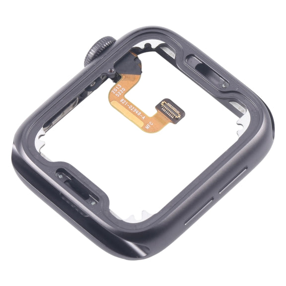 For Apple Watch Series 6 40MM LTE Aluminium Alloy Middle Frame Bezel Plate with Crown Spin Axis Flex Cable(Grey)