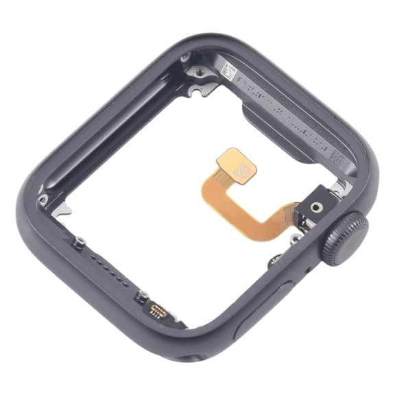 For Apple Watch Series 6 40MM LTE Aluminium Alloy Middle Frame Bezel Plate with Crown Spin Axis Flex Cable(Grey)